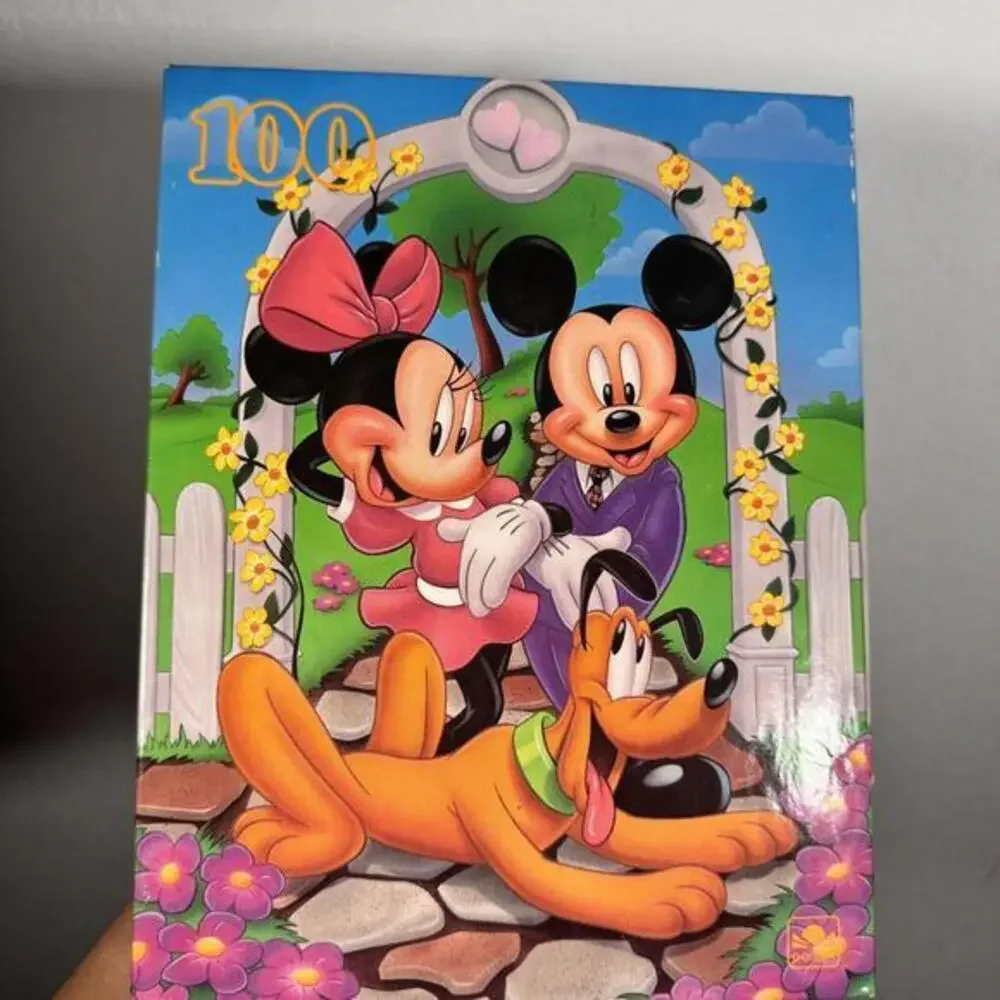 Vintage Walt Disney’s Mickey,‎ Minnie And Pluto Puzzle Brand New